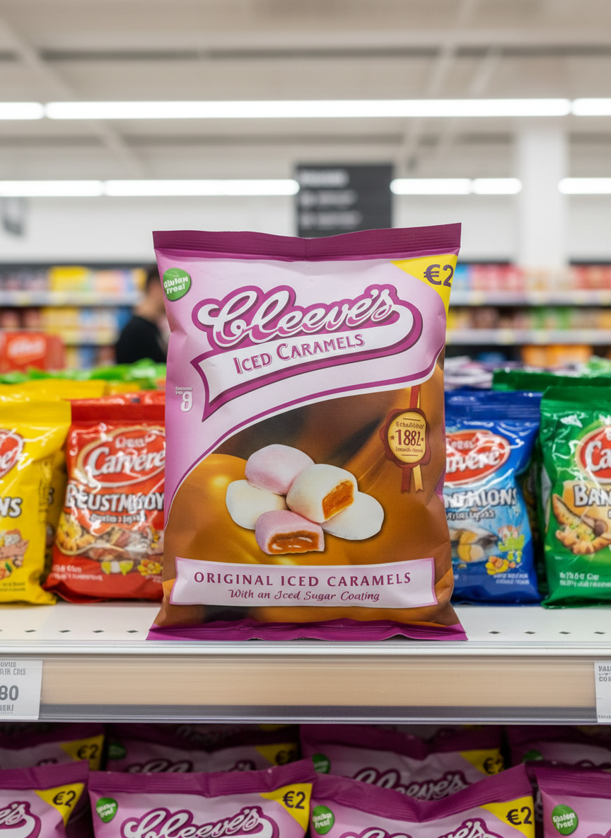 12 x Cleeves Iced Caramels 130G