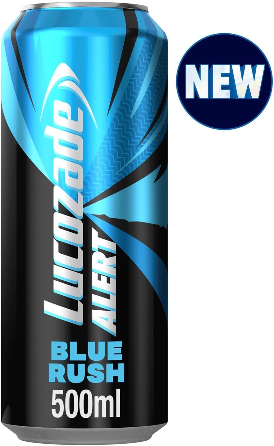 12 x Lucozade Alert Blue Rush - 500ML