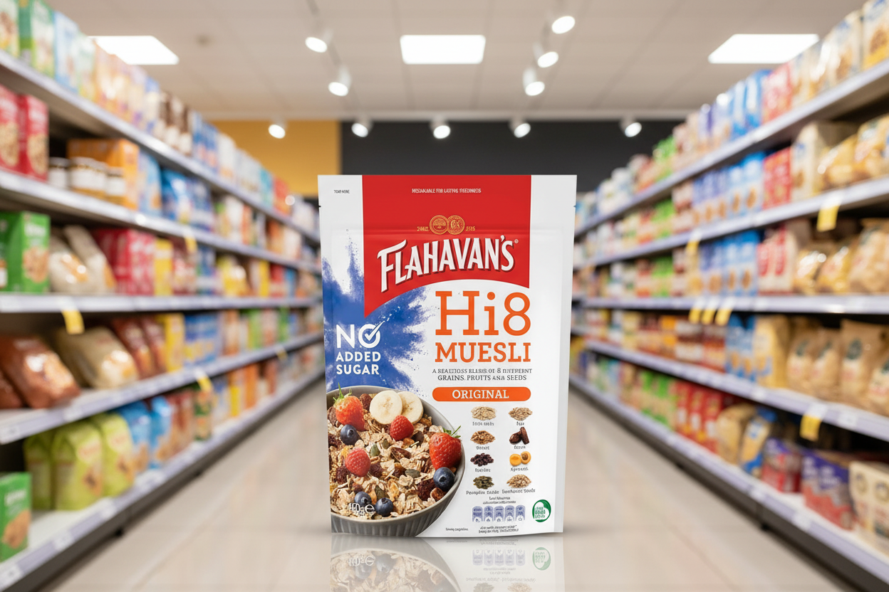 6 x Flahavan's Hi8 Muesli Original 450G