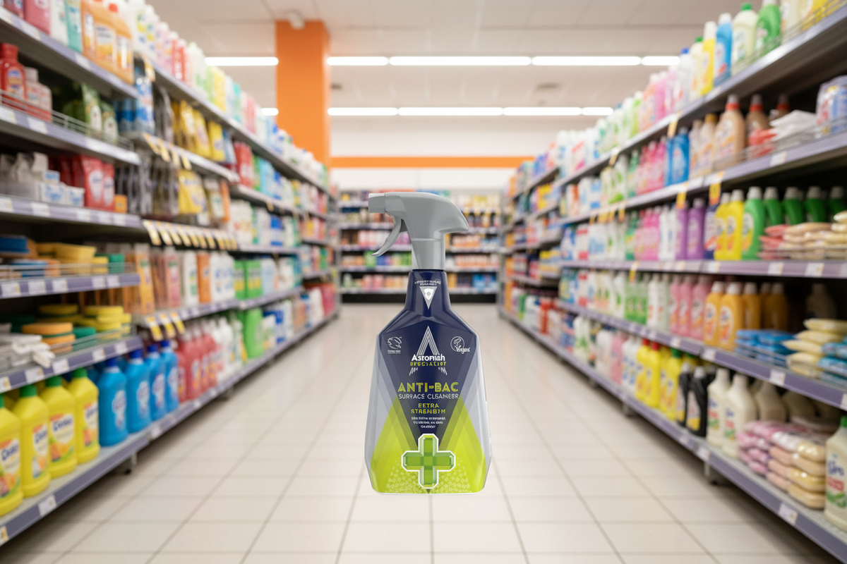 12 X Astonish Specialist Surface Cleanser Anti Bac - 750Ml