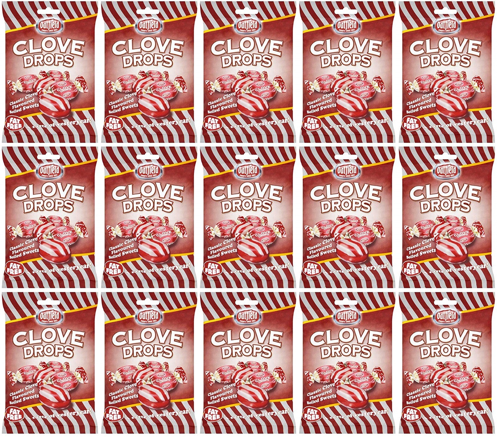 15 x Oatfield Clove Drops 150G
