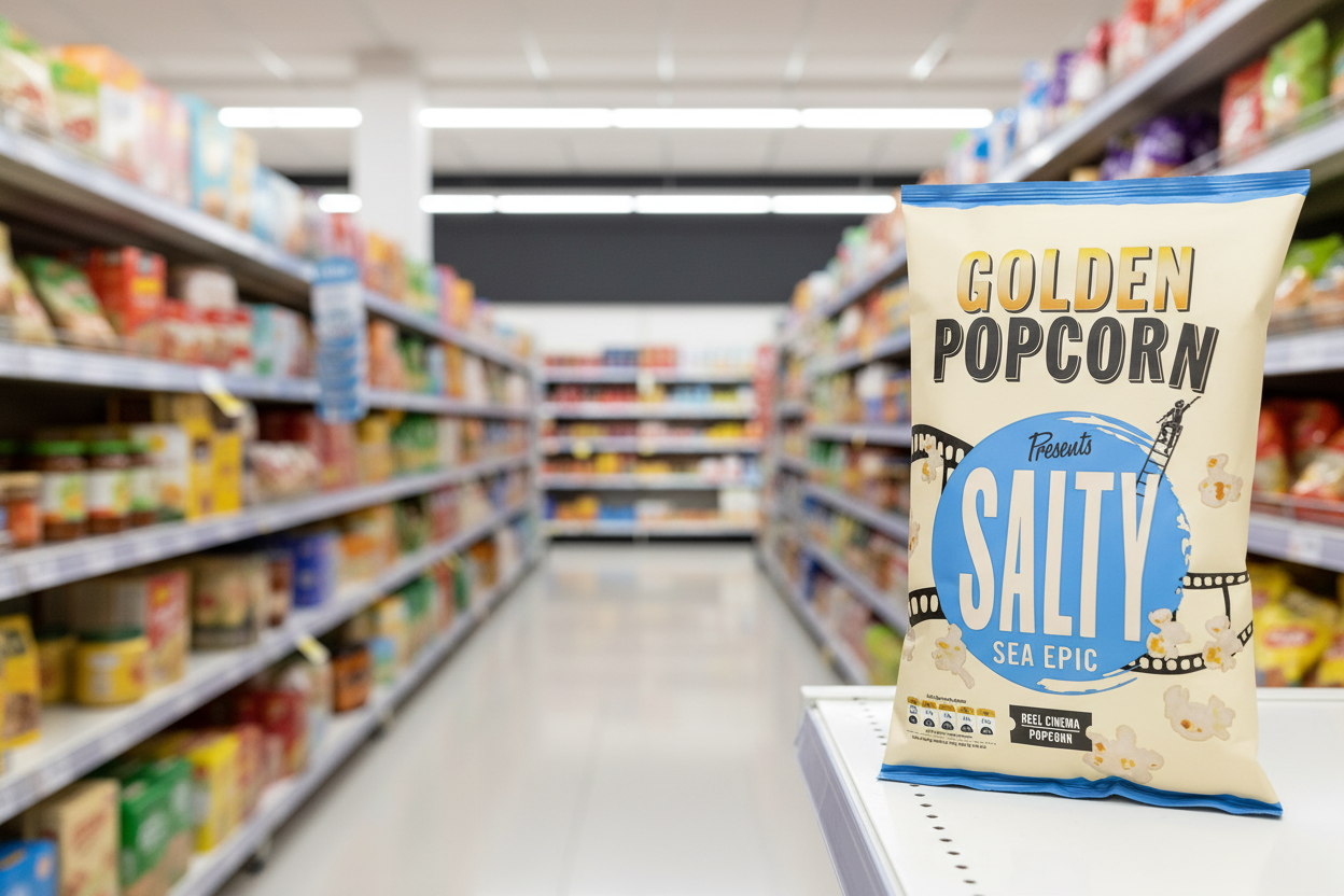 12 x Golden Popcorn Salty - 60GM