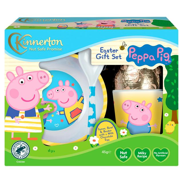 4 x Kinnerton Peppa Pig Meal Set Easter Egg Gift Set - 45GM