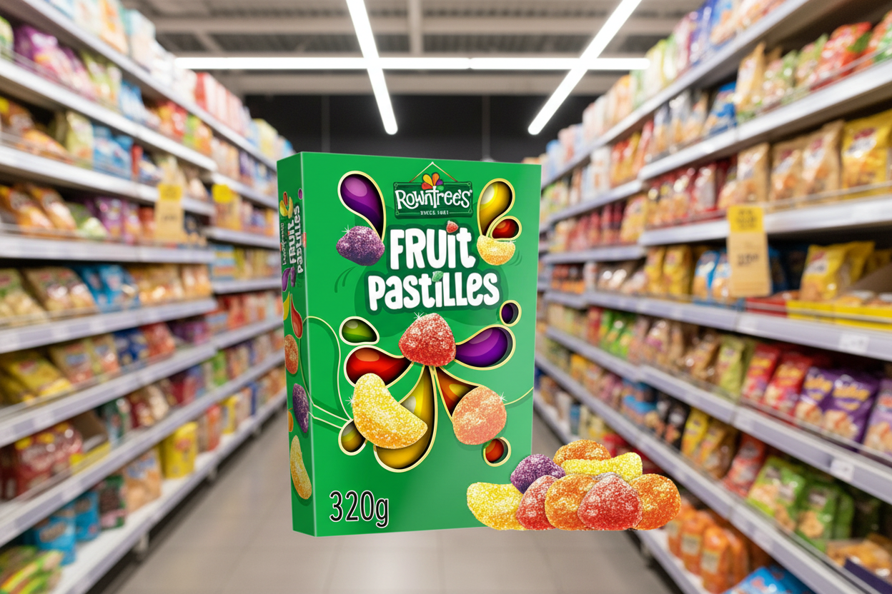 8 x Rowntrees Fruit Pastille Carton - 320GM