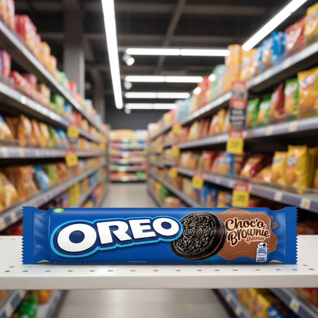 16 x Oreo Choco Brownie Sandwich Biscuits 154G