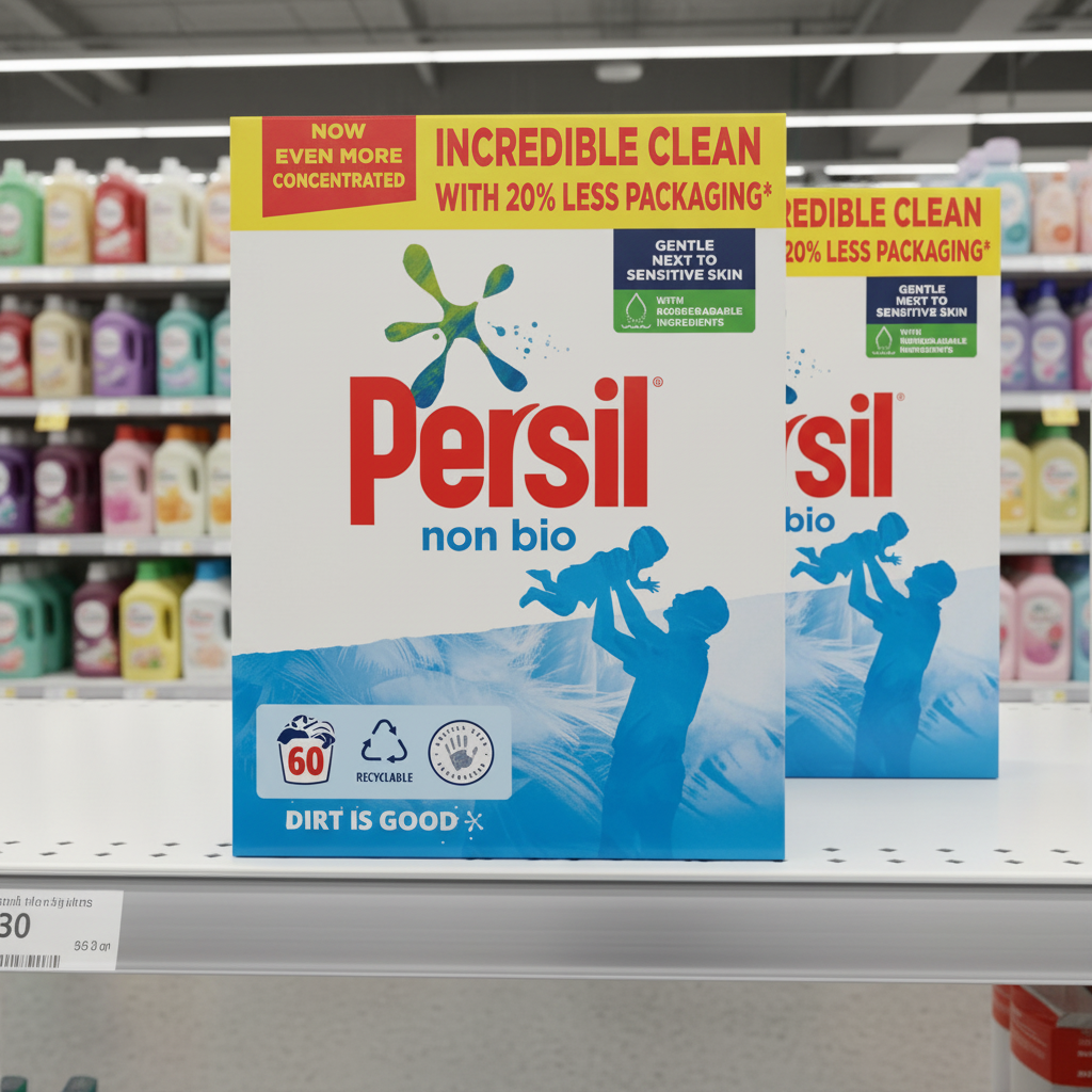 Persil Washing Powder Xl Family Pack Non Bio 3 Kg (60 Washes)