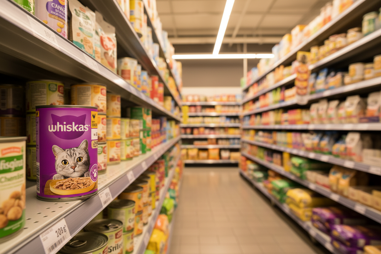 12 x Whiskas Adult Wet Cat Food Chicken In Jelly Tin 400G