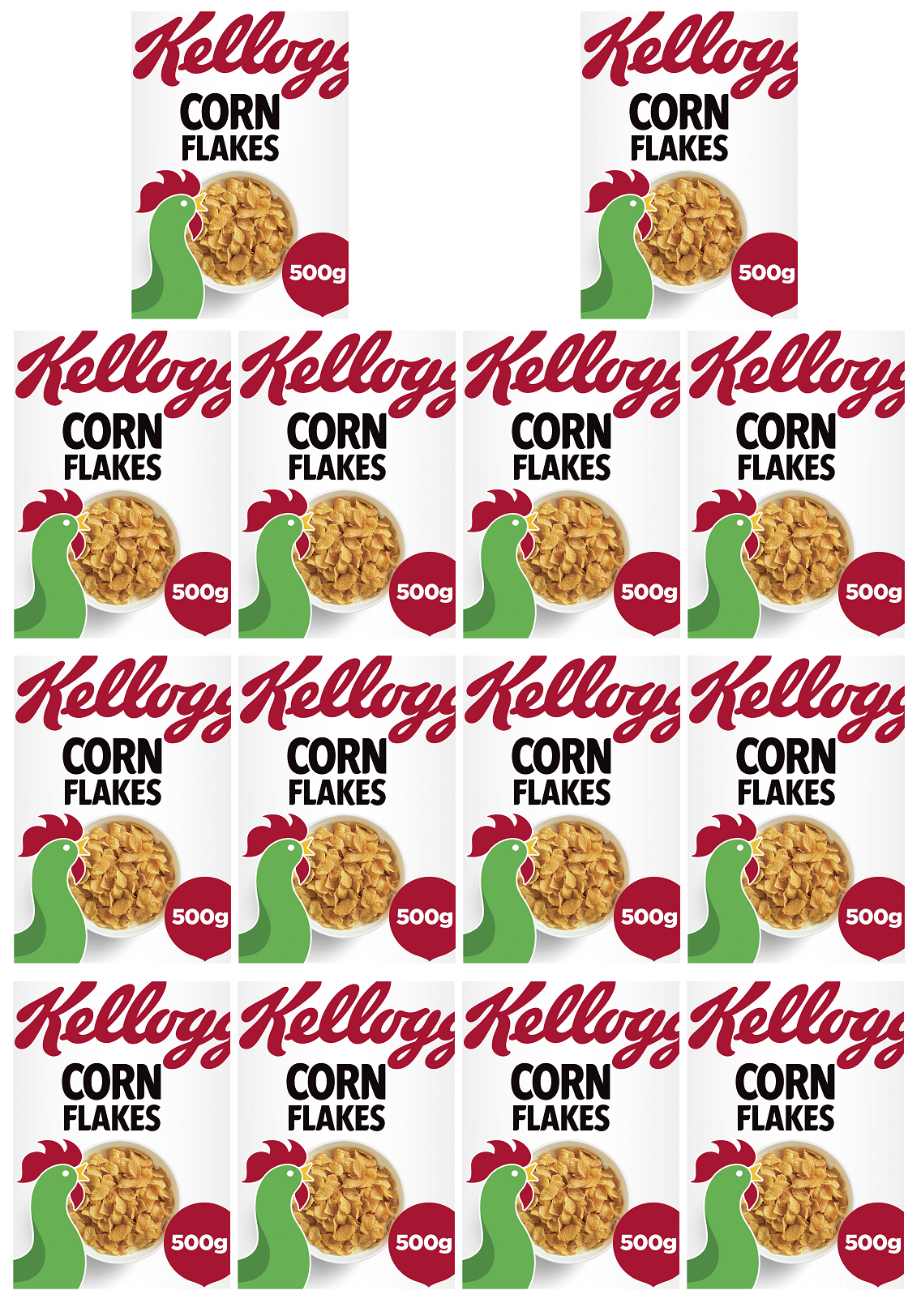 14 x Kellogg's Corn Flakes 500G
