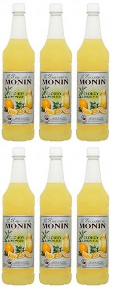 6 x Monin Cloudy Lemonade 100Cl