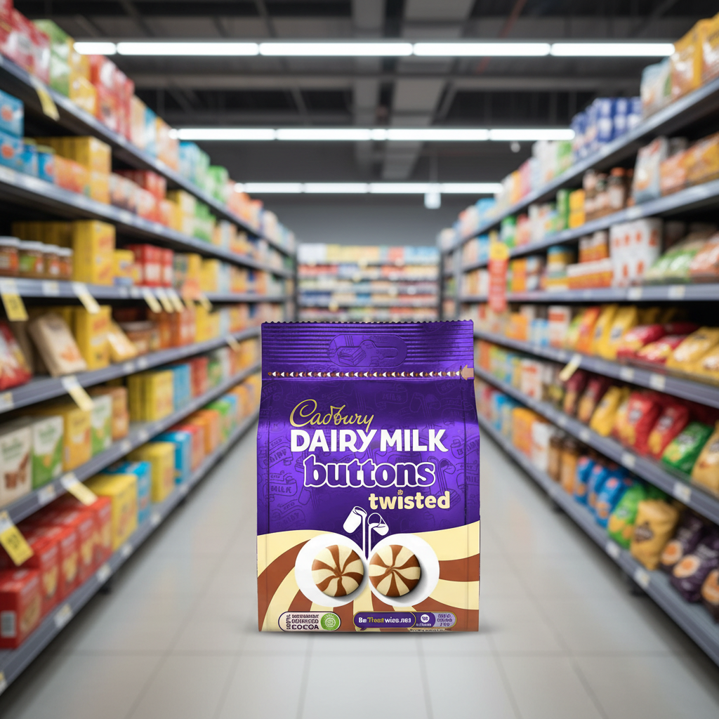 10 x Cadbury Dairy Milk Buttons Twisted 105G