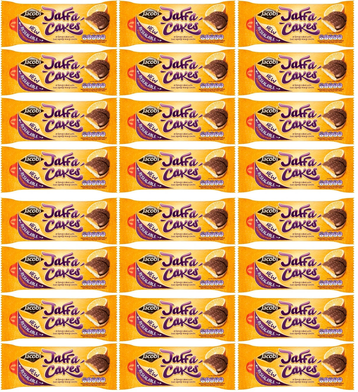 24 x Jacob's Jaffa Cakes 147G