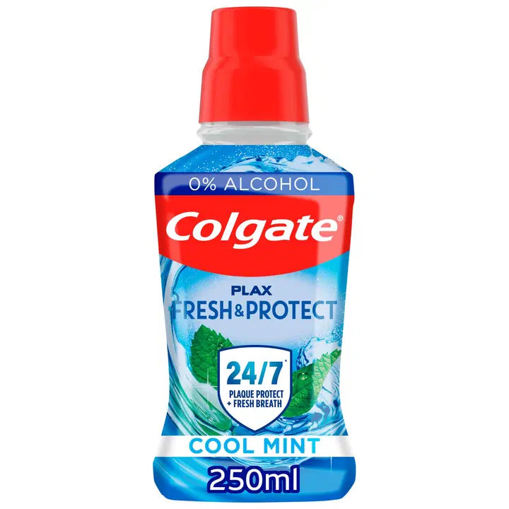 6 X Colgate Plax Cool Mint - 250Ml