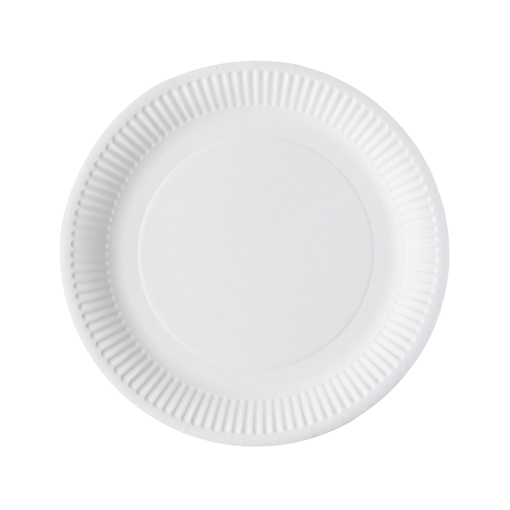 10 x Green Spirit 7 Round Paper Plates