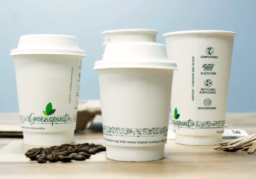 20 x Cup Double Wall 8Oz Plastic Free