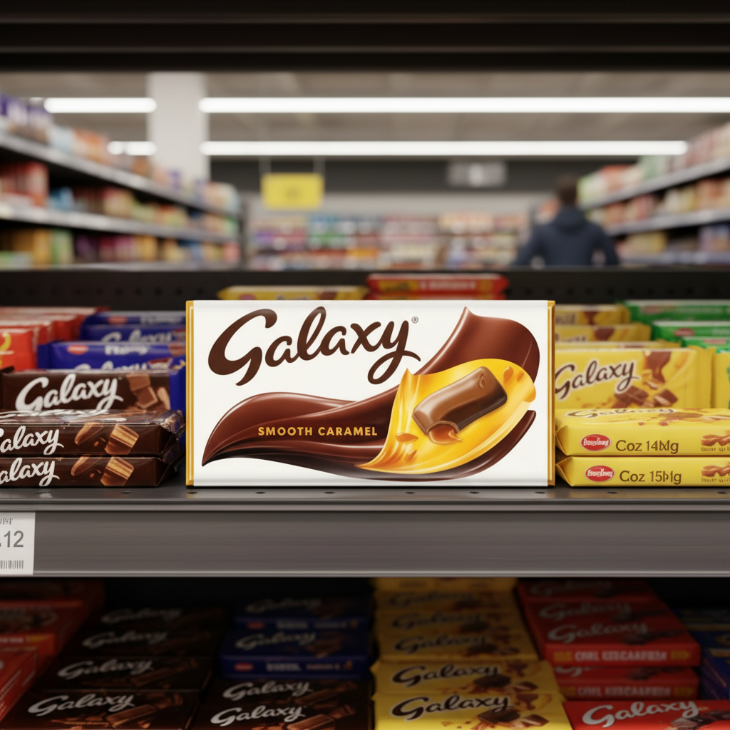 24 x Galaxy Caramel Chocolate Bar 135G