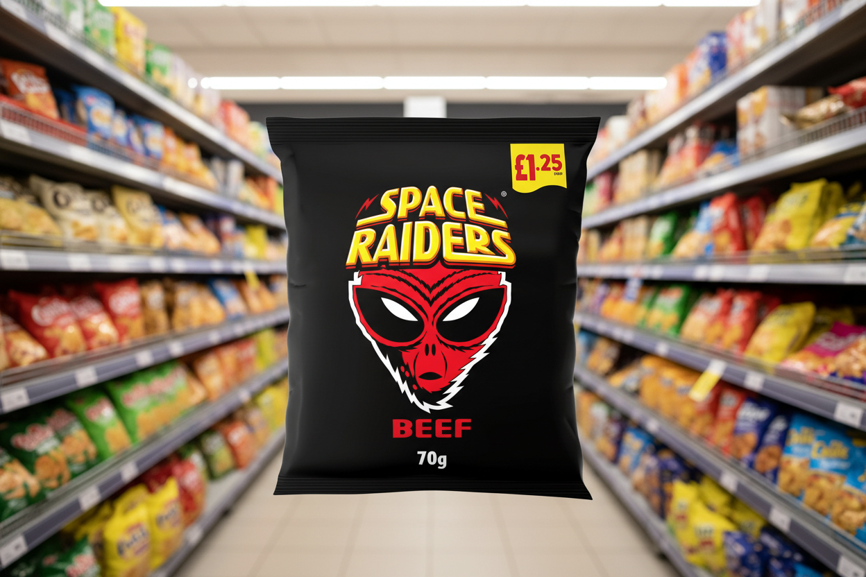 20 x Kp Space Raiders Beef - 70GM