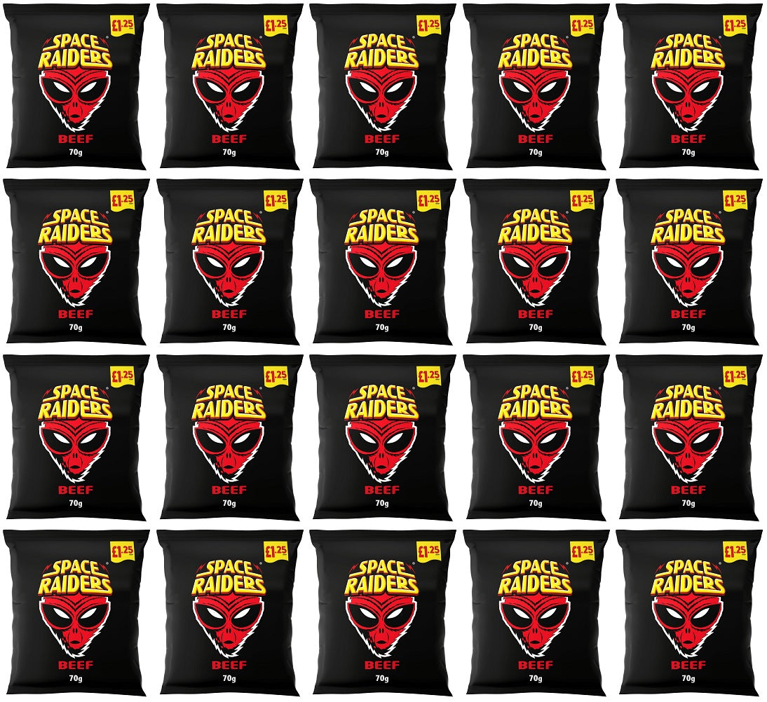 20 x Kp Space Raiders Beef - 70GM