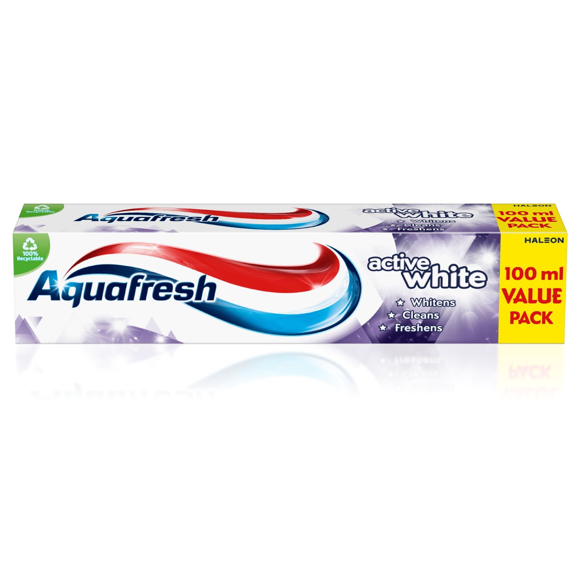 12 x Aquafresh Toothpaste Active White 100Ml