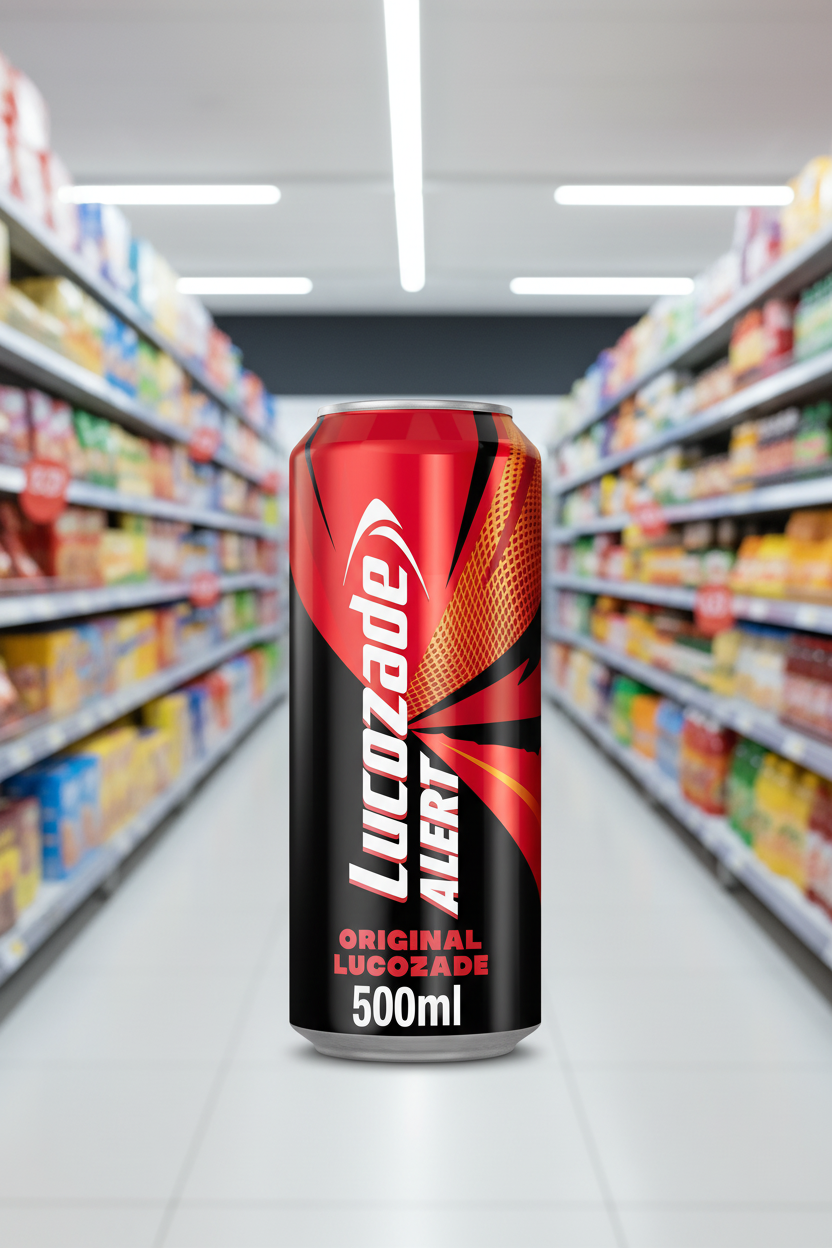 12 x Lucozade Alert Original Can - 500ML
