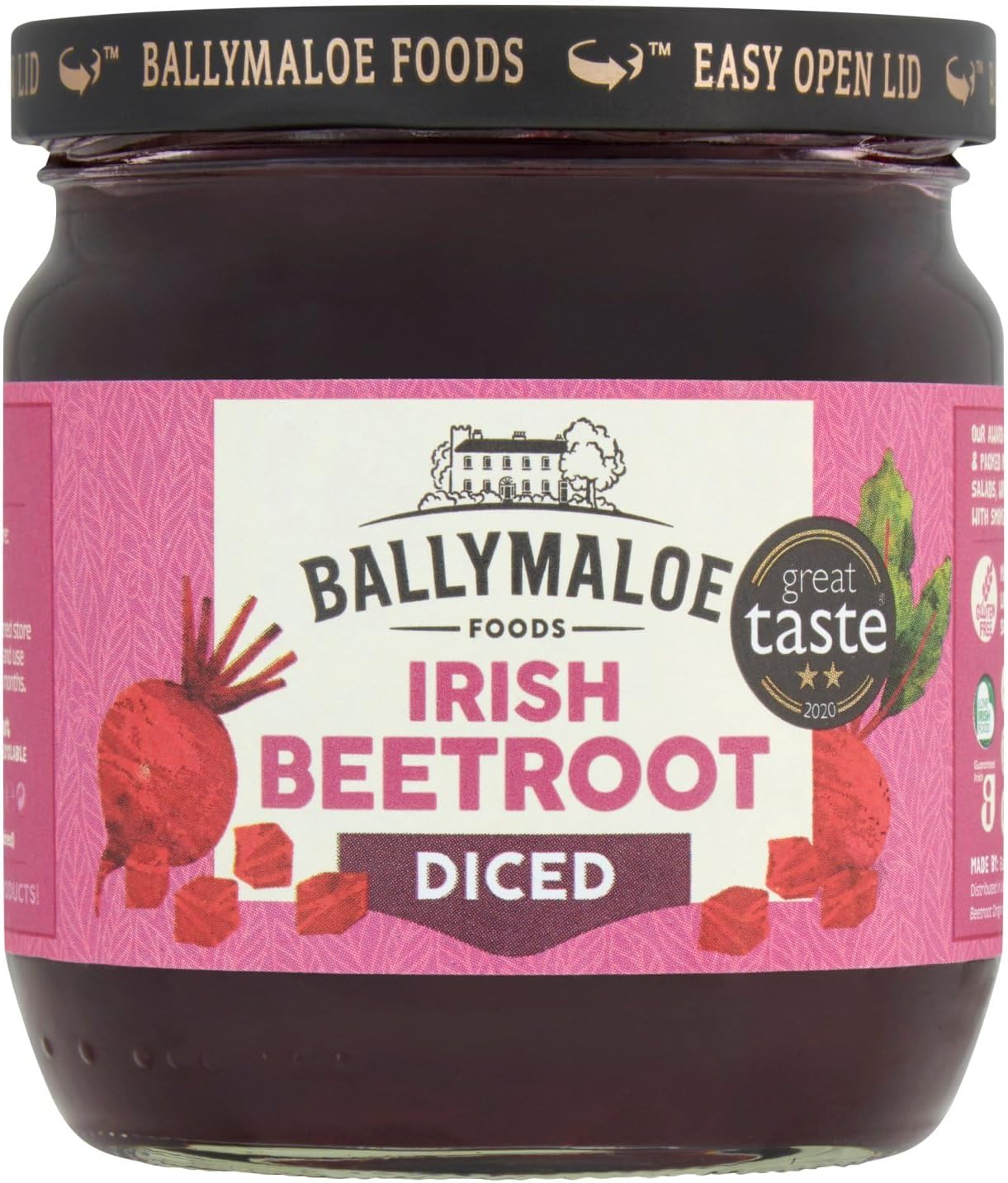 8 x Ballymaloe Foods Irish Beetroot Diced 415G