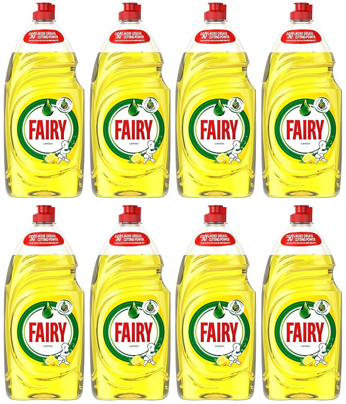 8 x Fairy Liquid Lemon - 1015ML