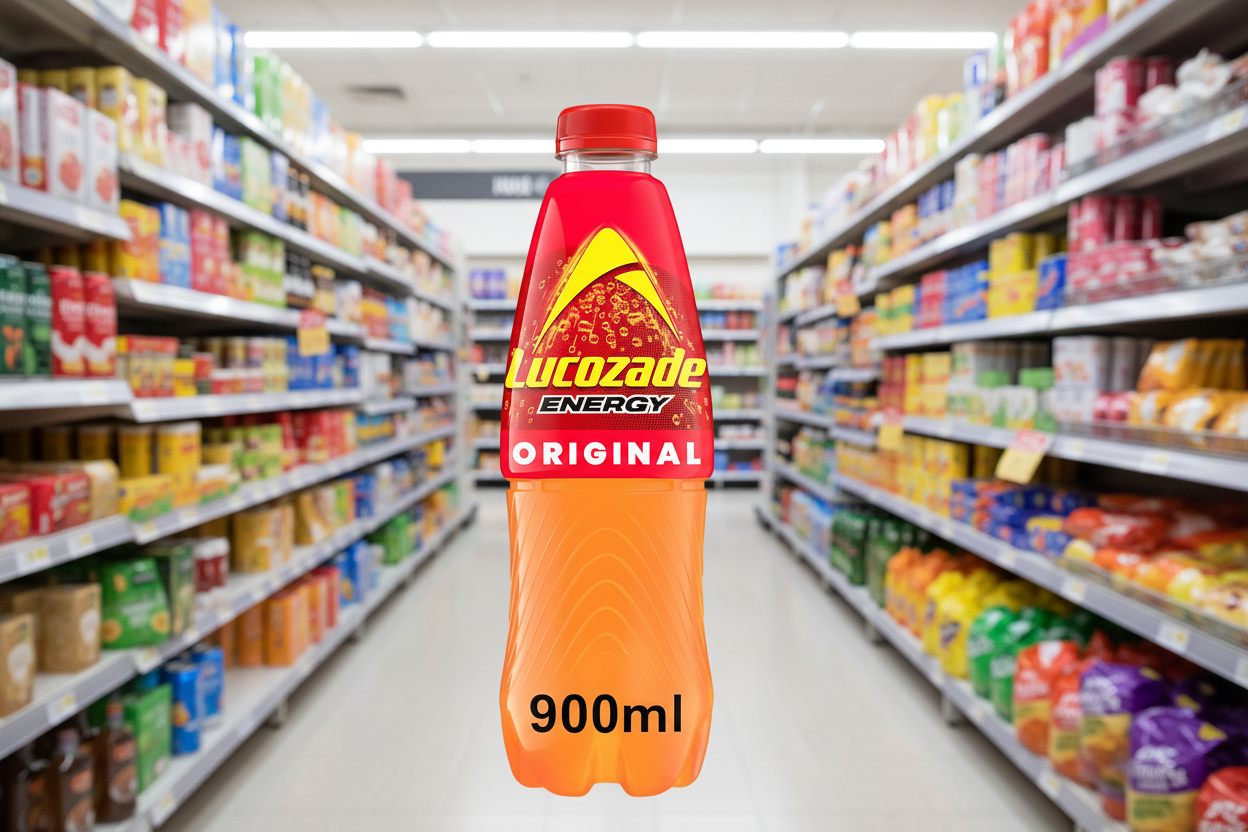 12 x Lucozade Energy Drink Original 900Ml