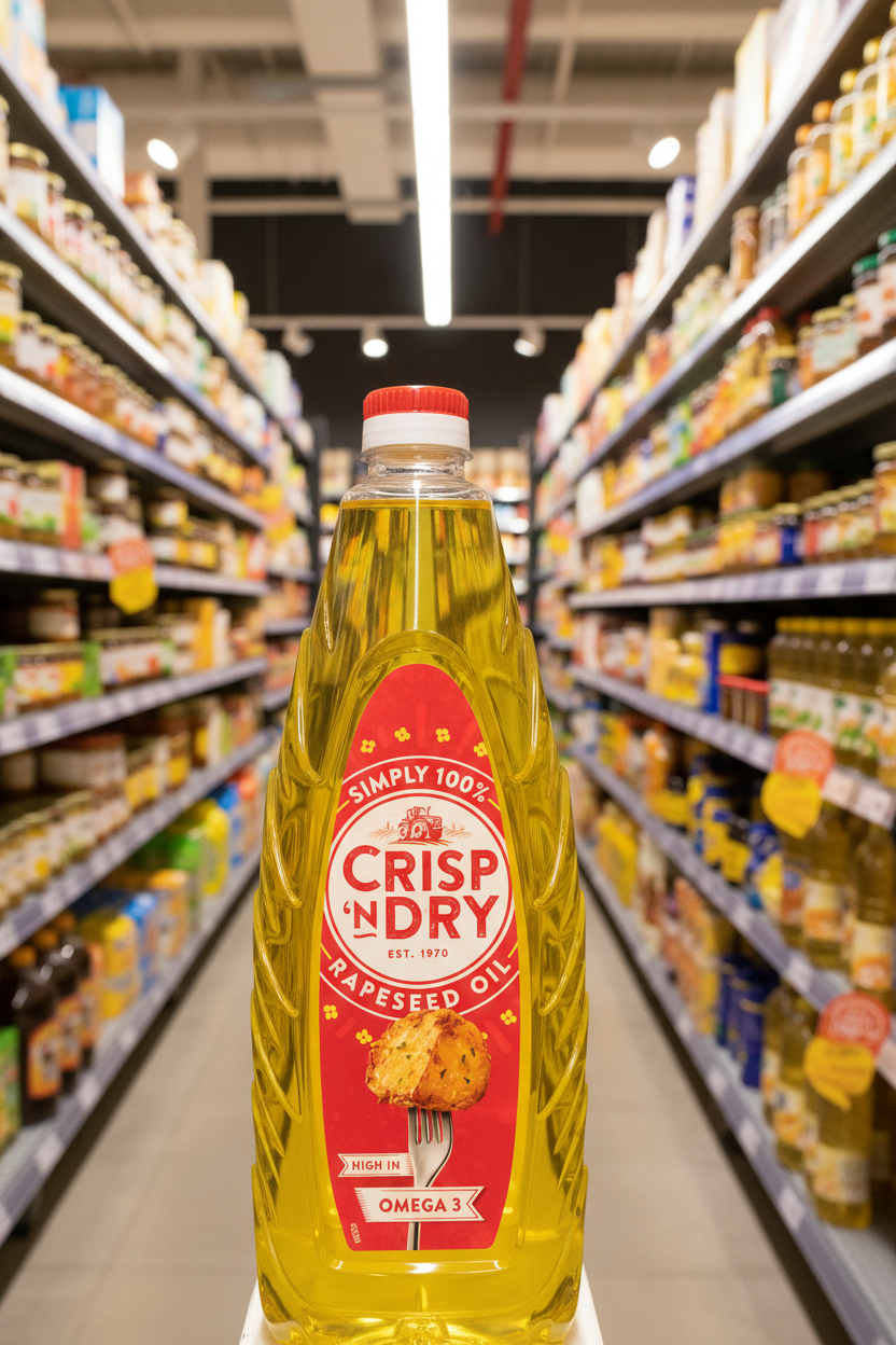 15 x Crisp N Dry Vegetable Oil 1 Litre