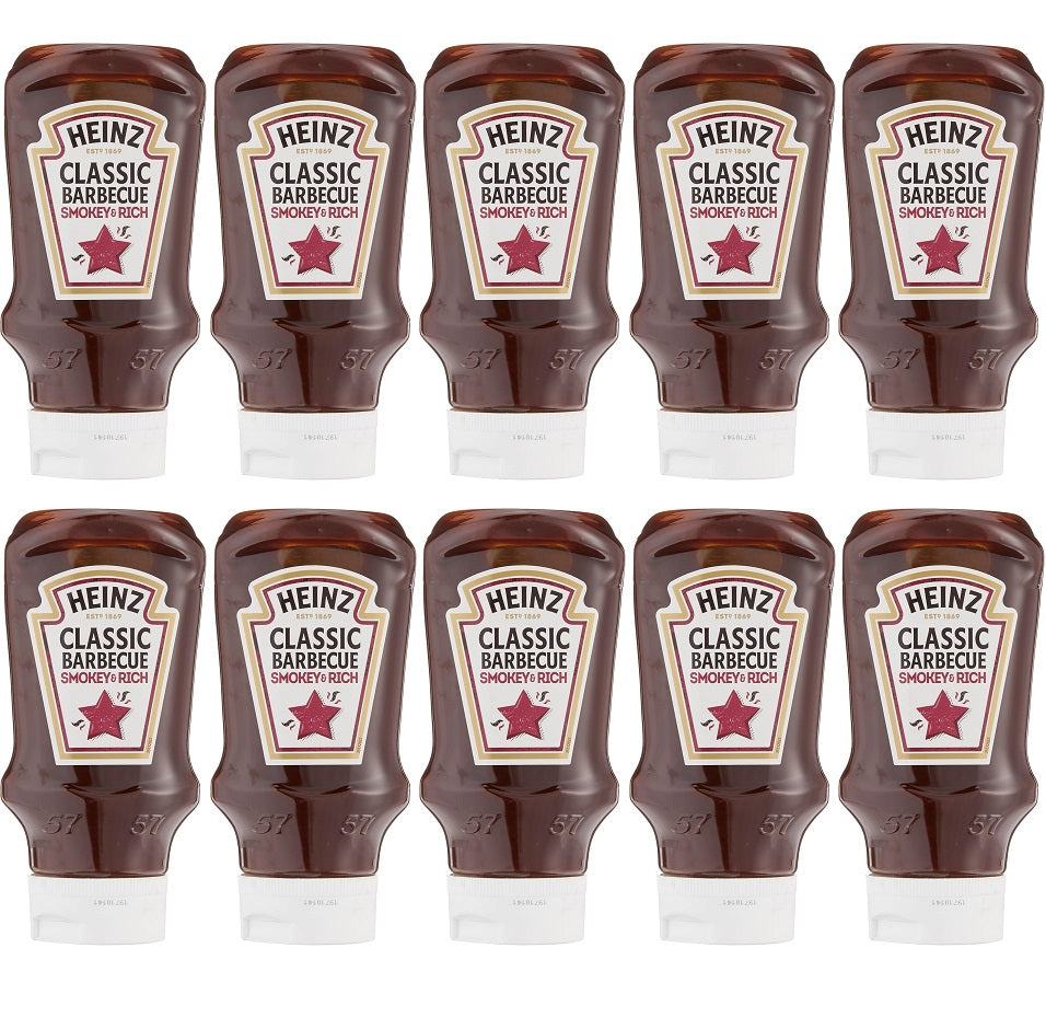 10 x Heinz Classic Bbq Sauce - 480g