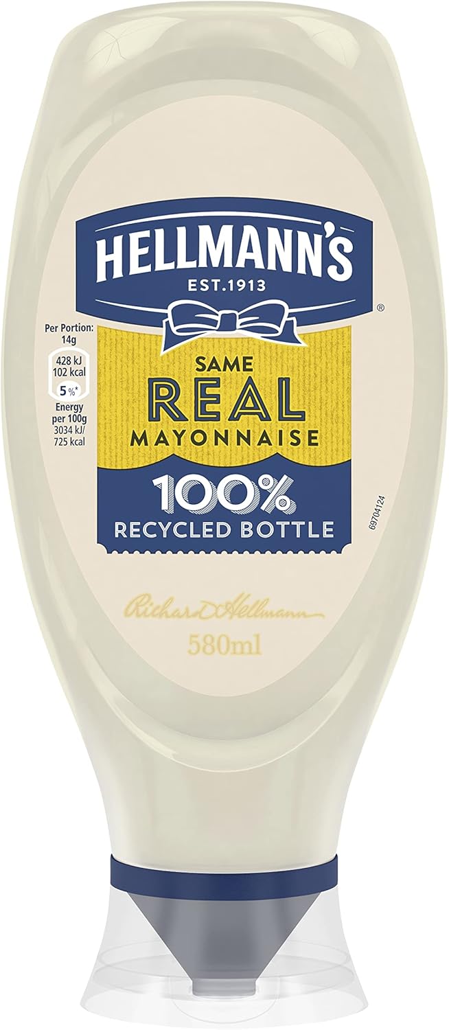 8 x Hellmann's Mayonnaise Real 580 Ml