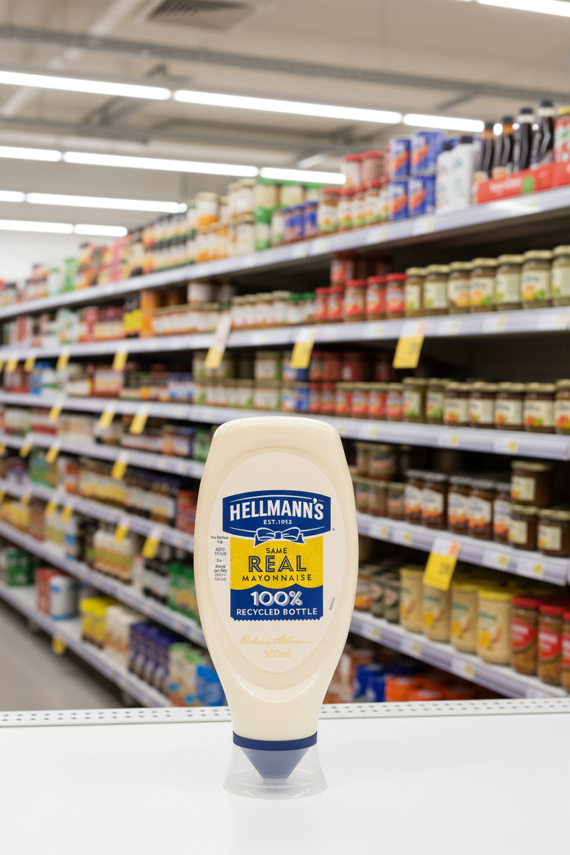 8 x Hellmann's Mayonnaise Real 580 Ml