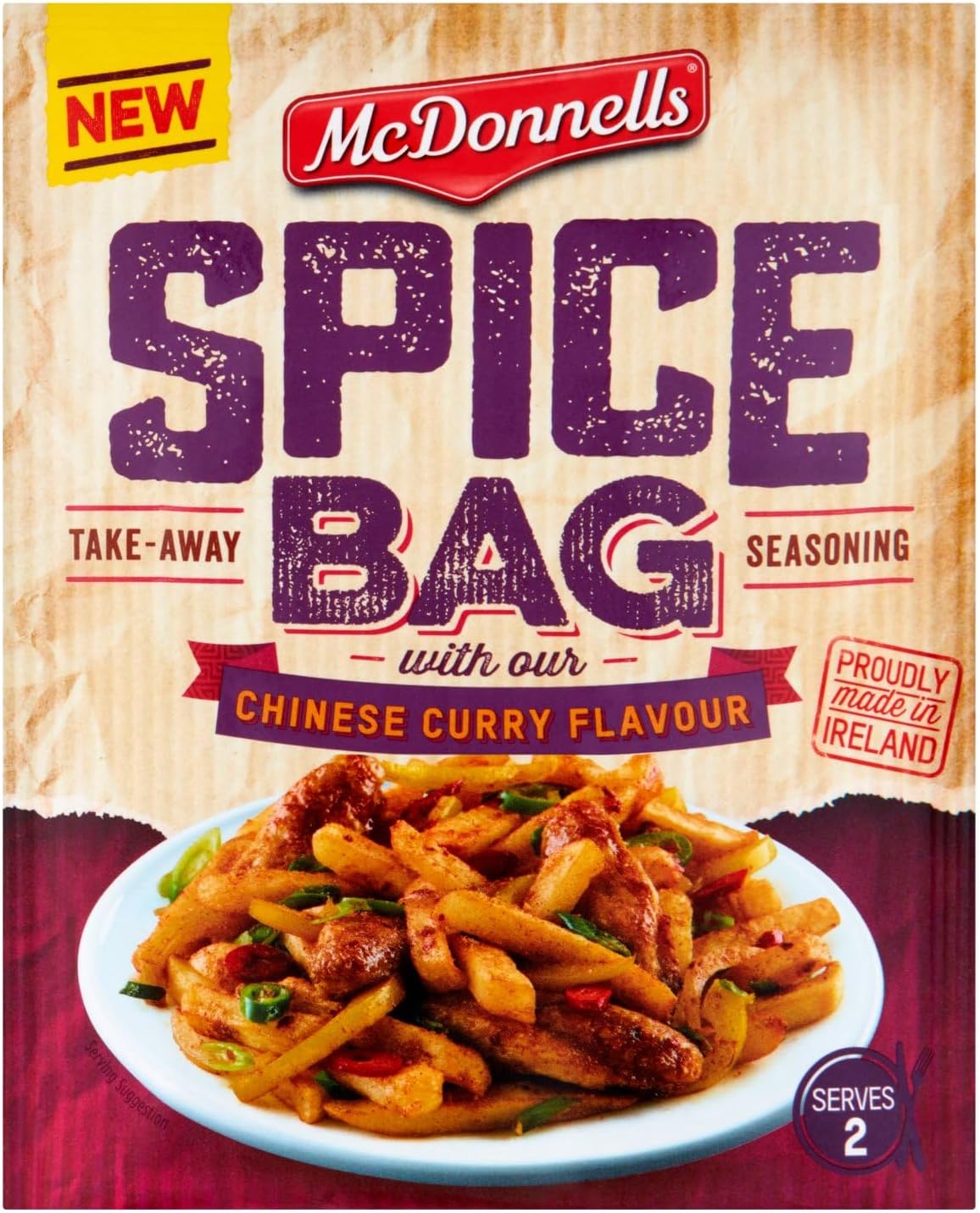 Mcdonnells Spice Bag Chinese Curry Flavour Seasoning Mix 40G