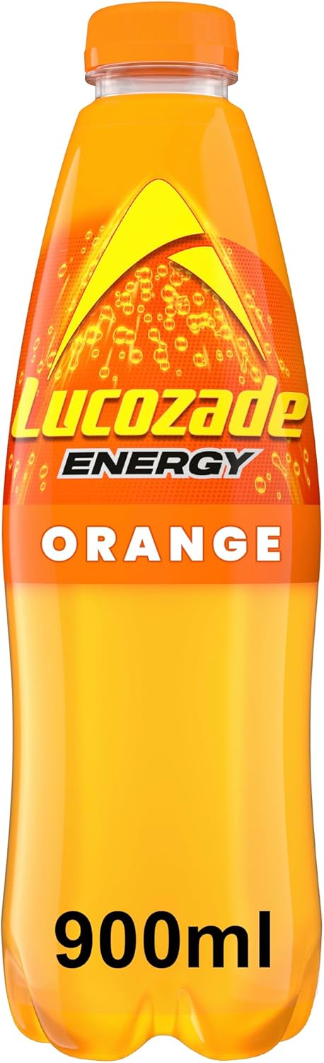 12 x Lucozade Energy Drink Orange 900Ml