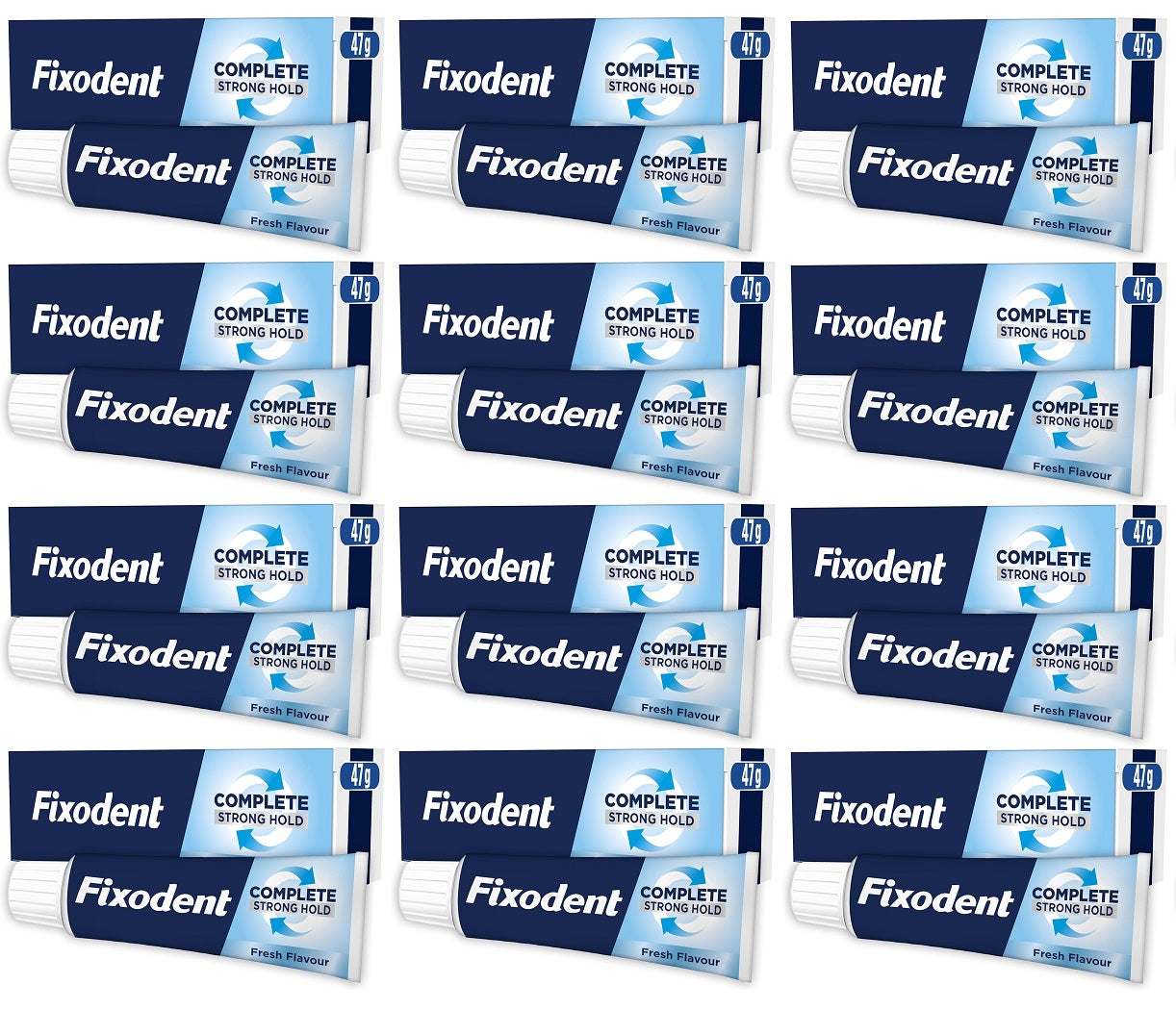 12 x Fixodent Complete - 47G