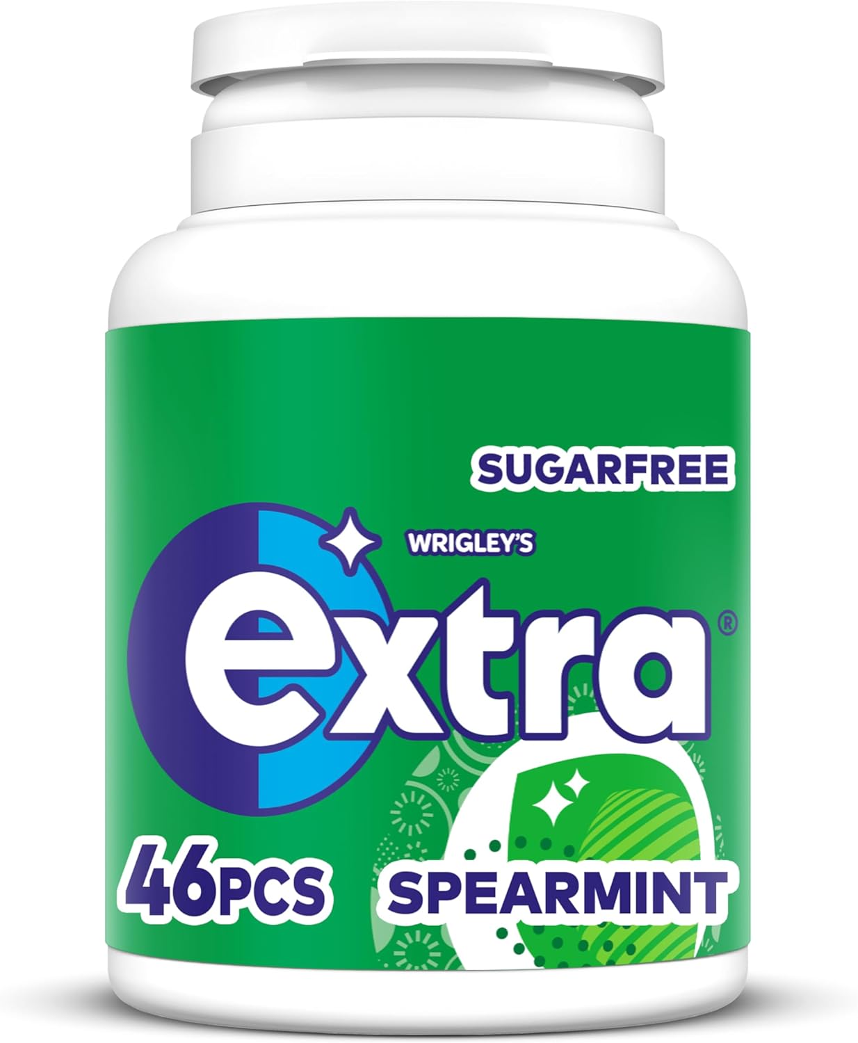 6 x Wrigley's Extra 46 Spearmint 64G