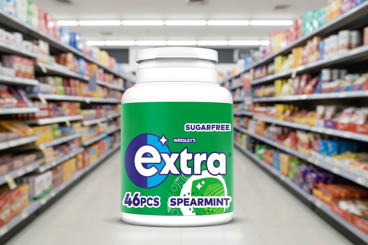 6 x Wrigley's Extra 46 Spearmint 64G