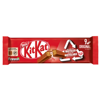 Nestle Kitkat 2 Finger Milk Chocolate 9Pk - 186Gm