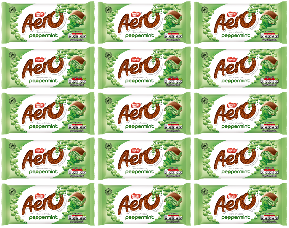 15 x Nestle Aero Peppermint Block 90Gm
