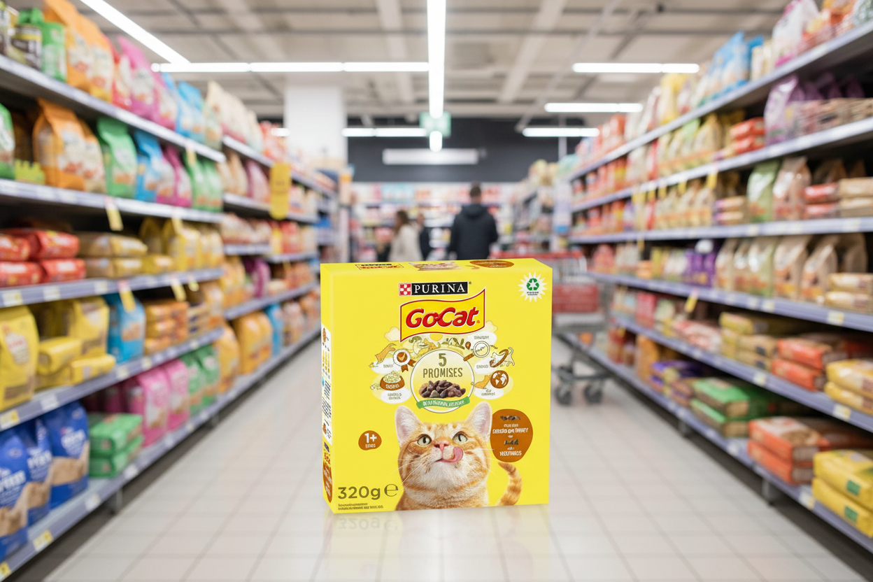 6 x Go Cat Turkey Chicken & Veg 320Gm