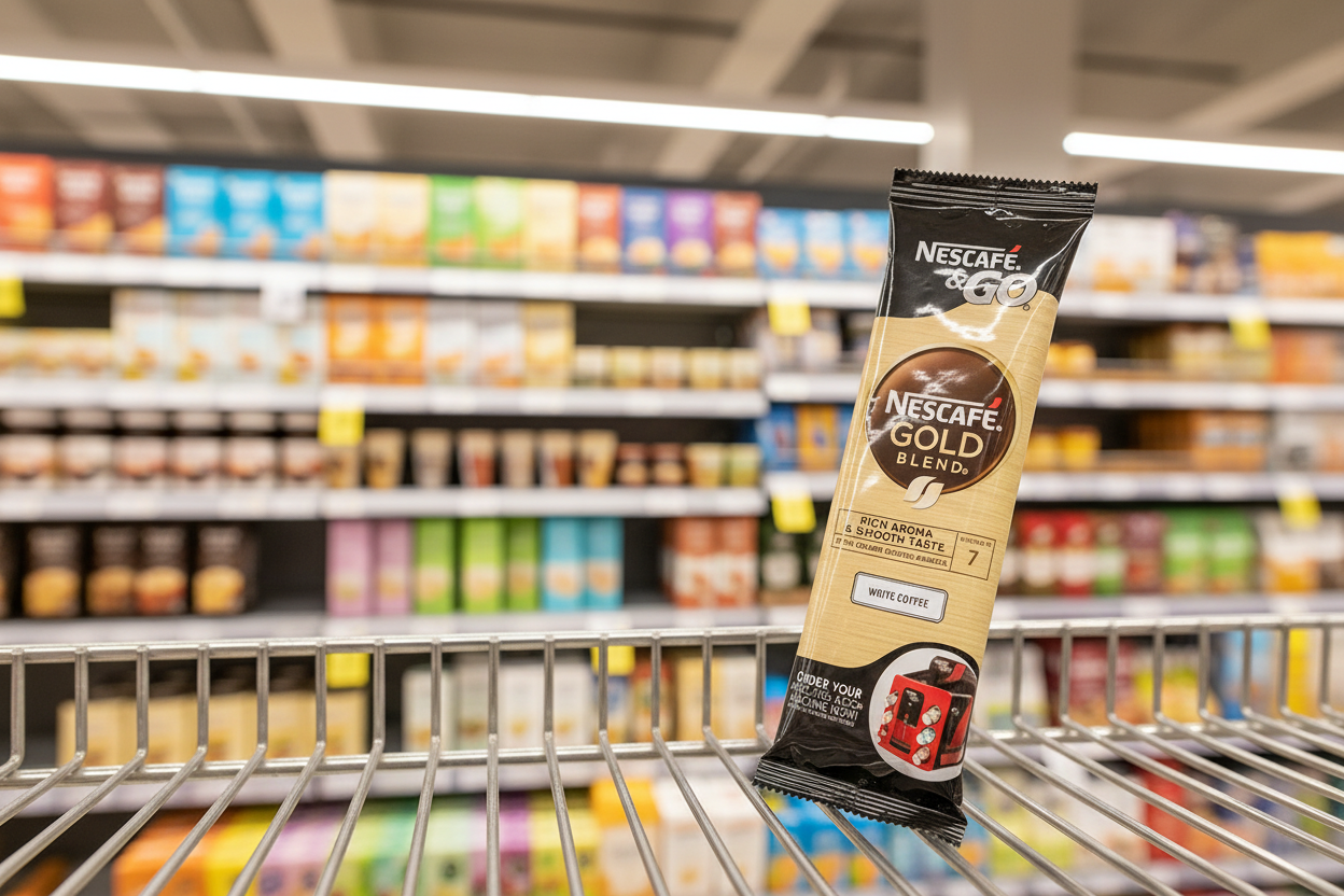 8 X Nescafe Go White Coffee Cup