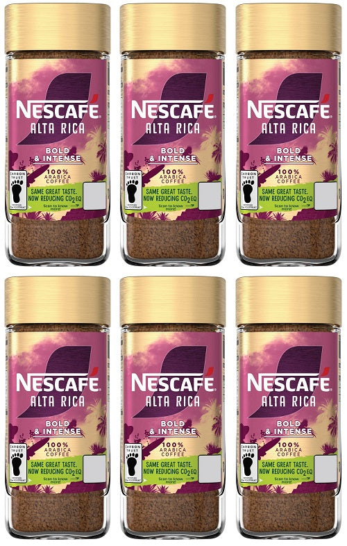 6 x Nescafe Gold Blend Alta Rica - 95G