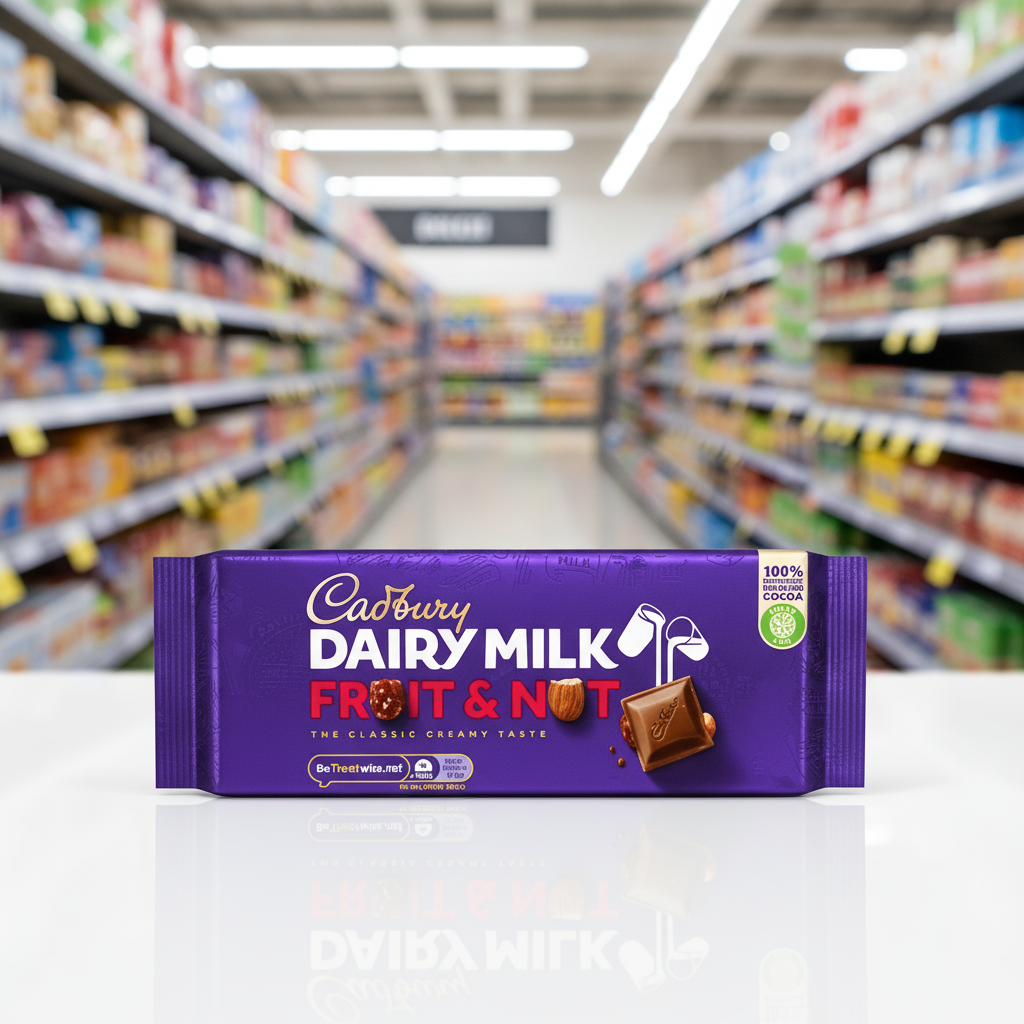 15 x Cadbury - Fruit & Nut Large Bar 180g