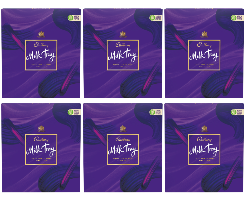 6 x Cadbury Milk Tray Medium Box 360Gm