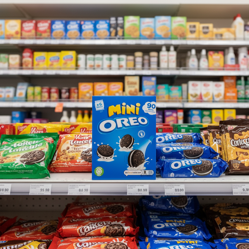 6 X Cadbury Oreo Vanilla Minis 114Gm