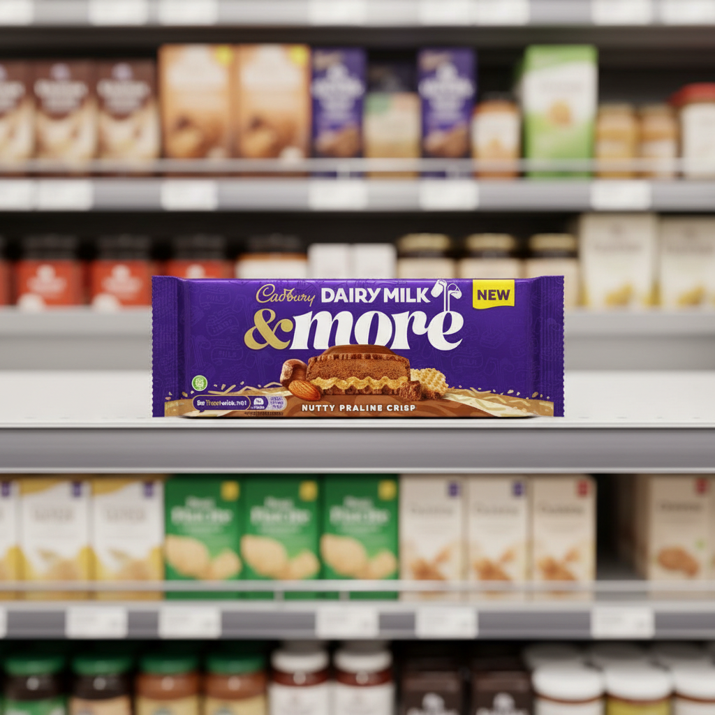 15 x Cadbury Dairy Milk & More Nutty Praline - 180GM