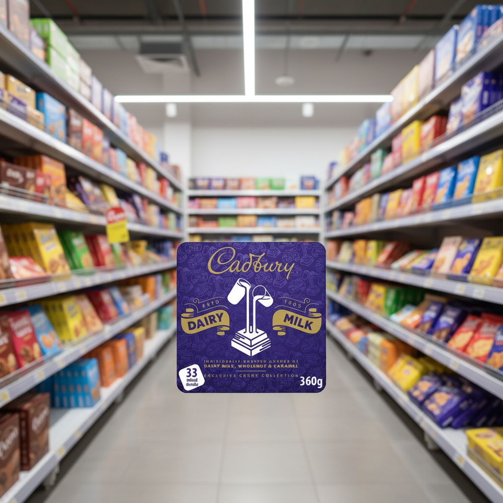 6 x Cadbury Mixed Chunks Tin - 360GM