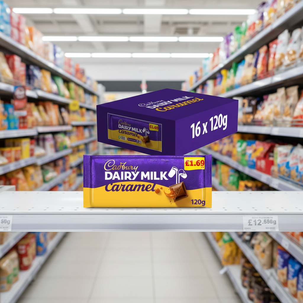 16 x Cadbury Caramel Bar - 120GM