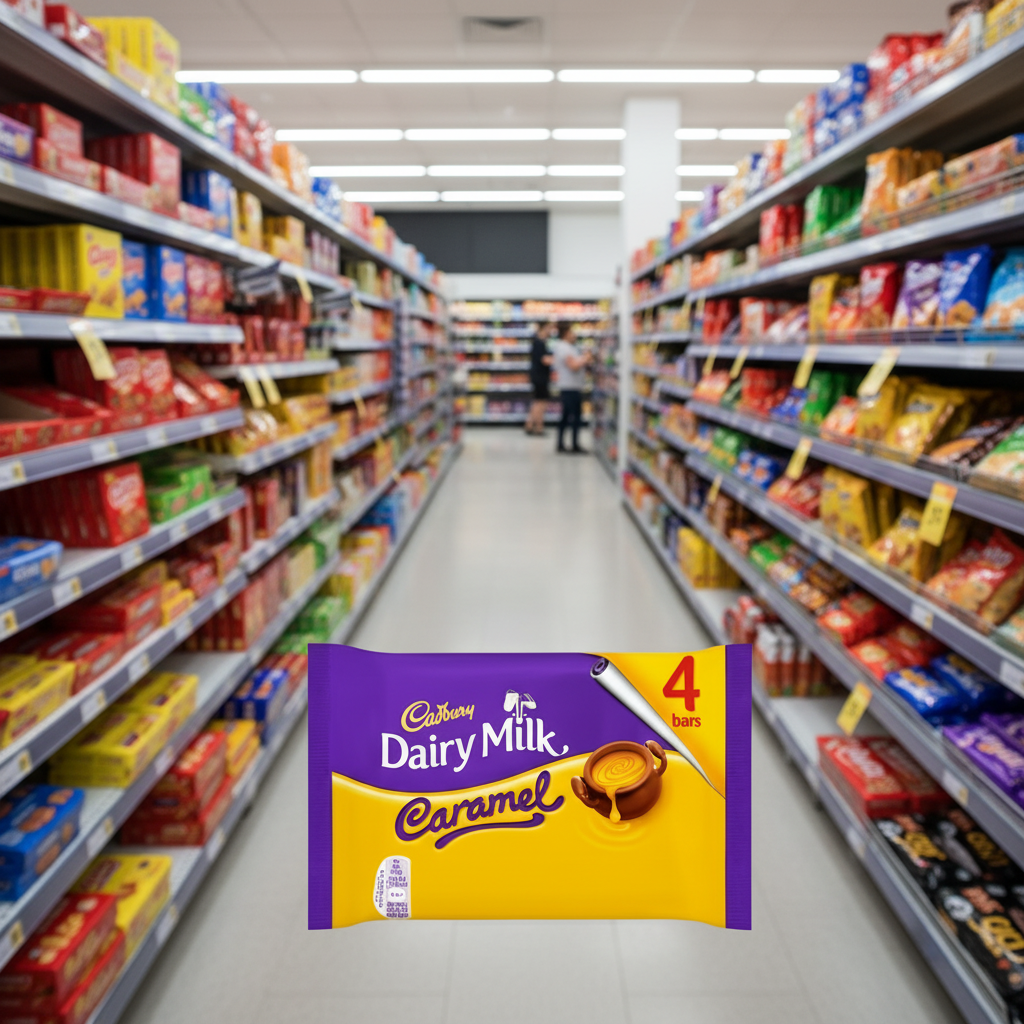 15 x Cadbury Caramel 4Pk 148Gm