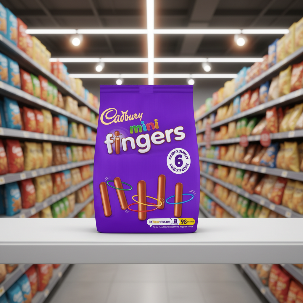8 x Cadbury Mini Fingers Minibags 96.5Gr