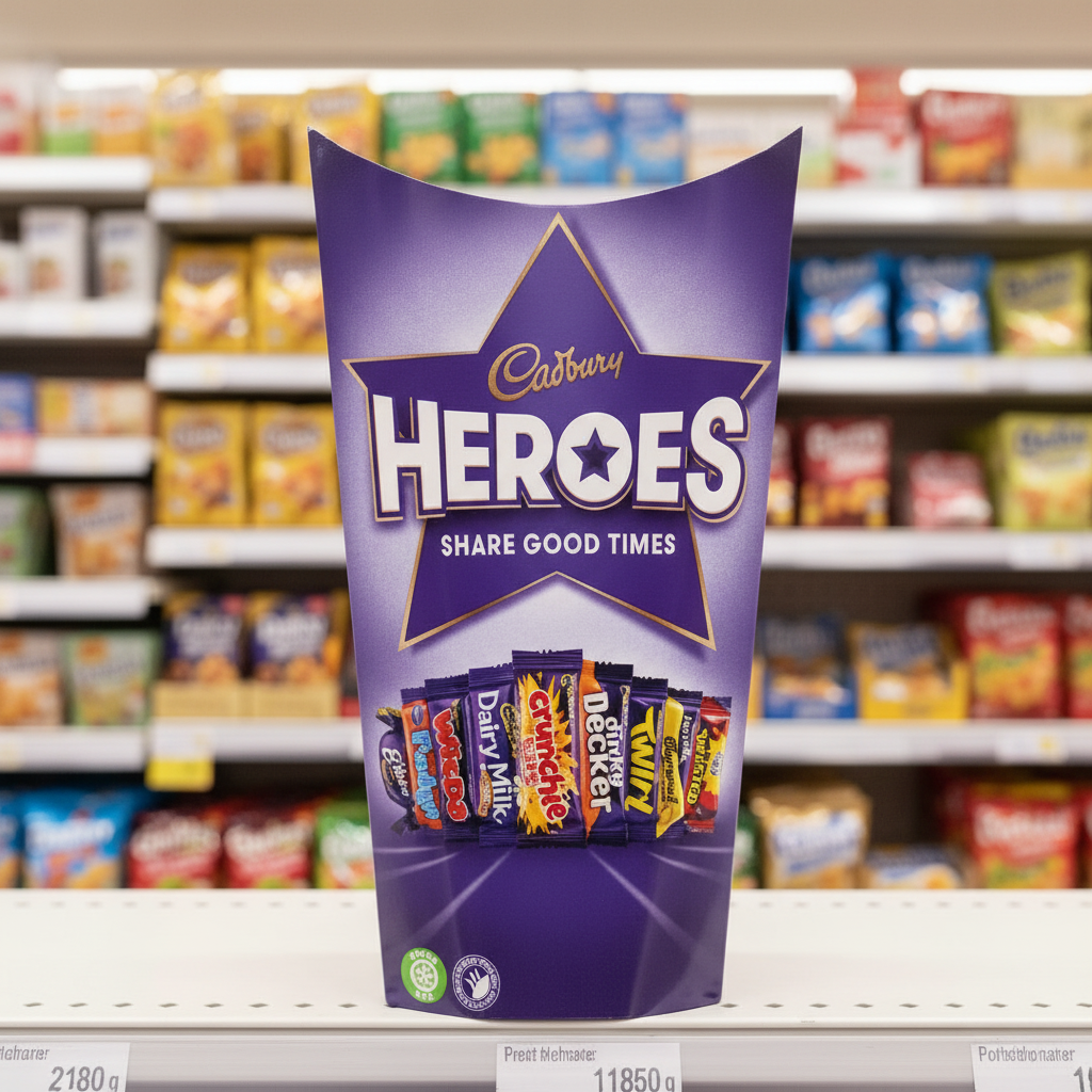 6 x Cadbury Heroes Carton Box Chocolates 290Gm