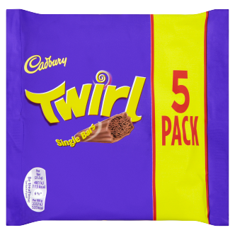 Cadbury Twirl Snacksize 5Pk 108Gm